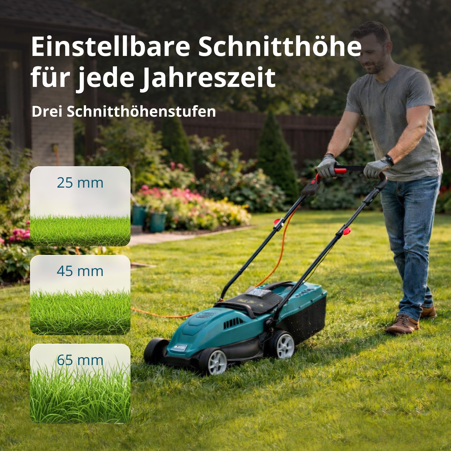 Elektrischer Rasenmäher KS 32LM12-BL