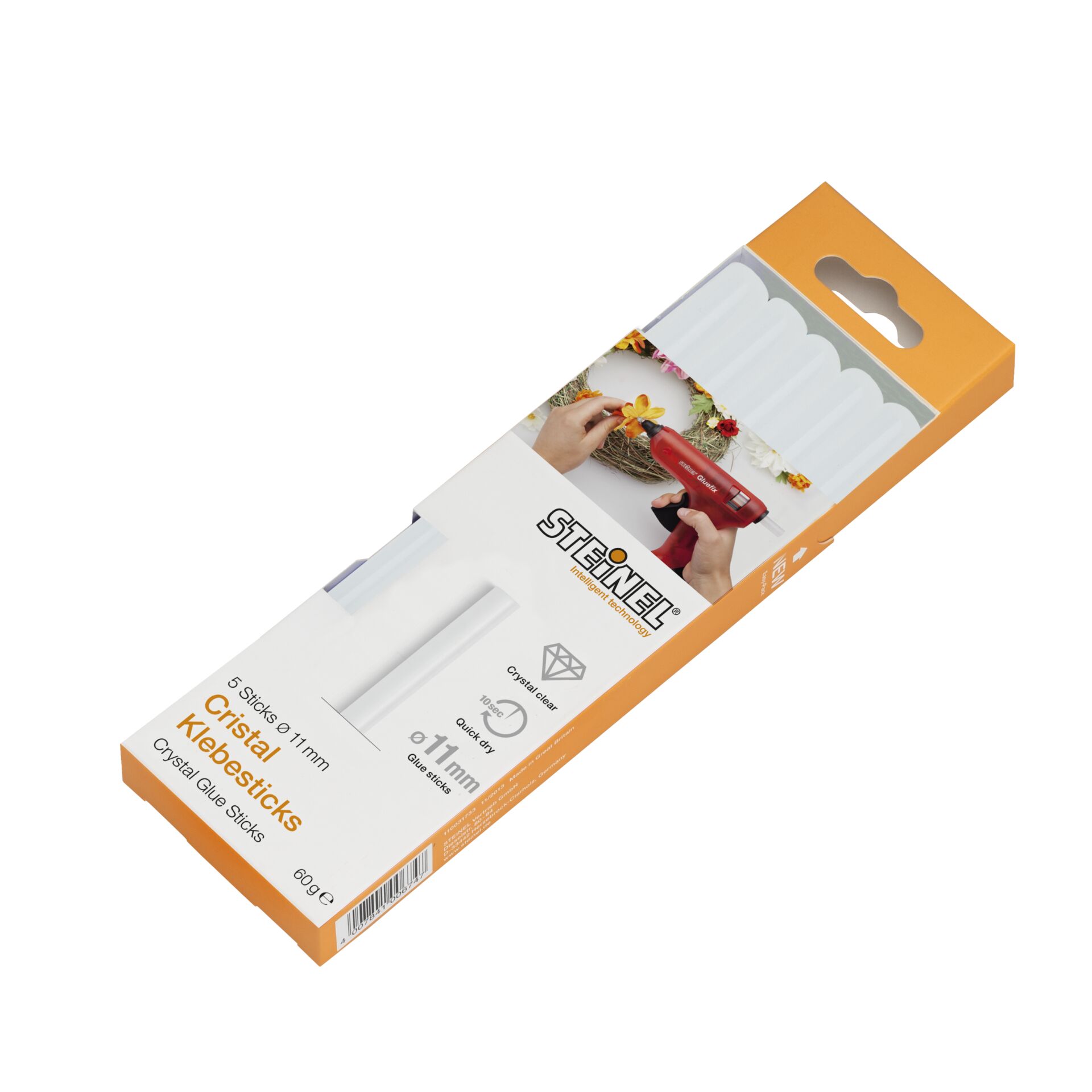 1x5 Steinel Klebesticks 11mm Cristal 60G