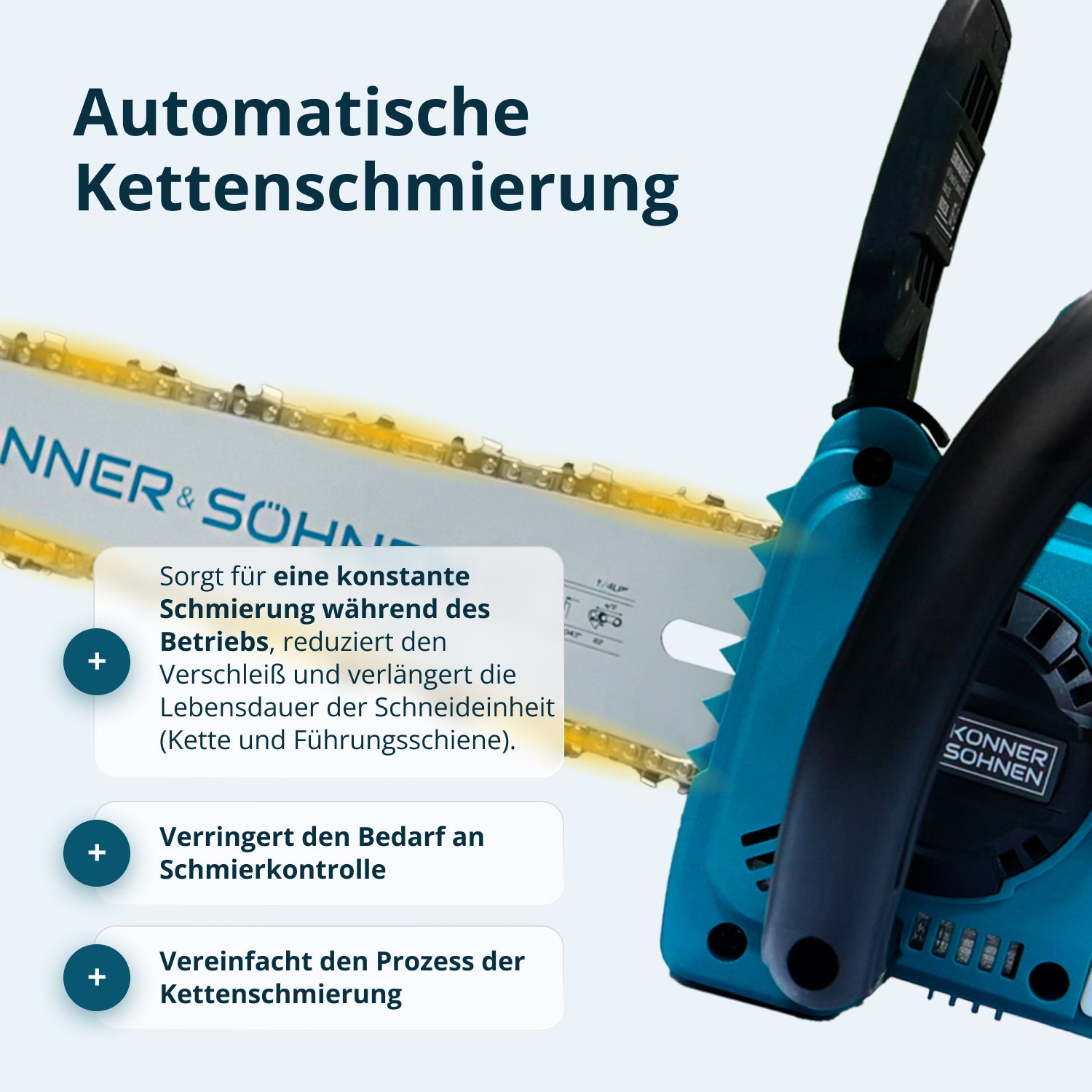 Akku-Mini-Kettensäge KS MCS20V-12 SET PLUS