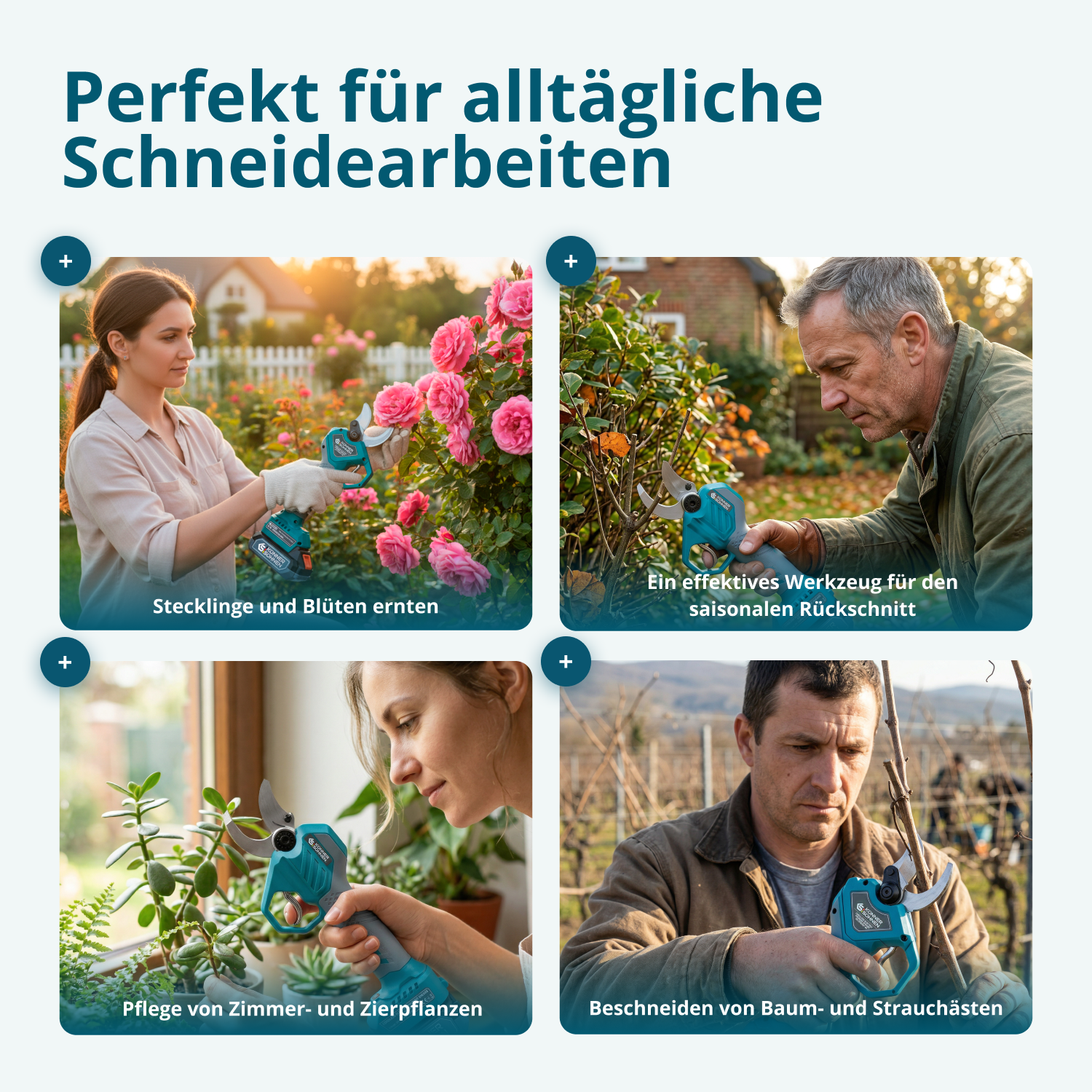 Akku-Gartenschere KS CPS20V-40 Case PLUS