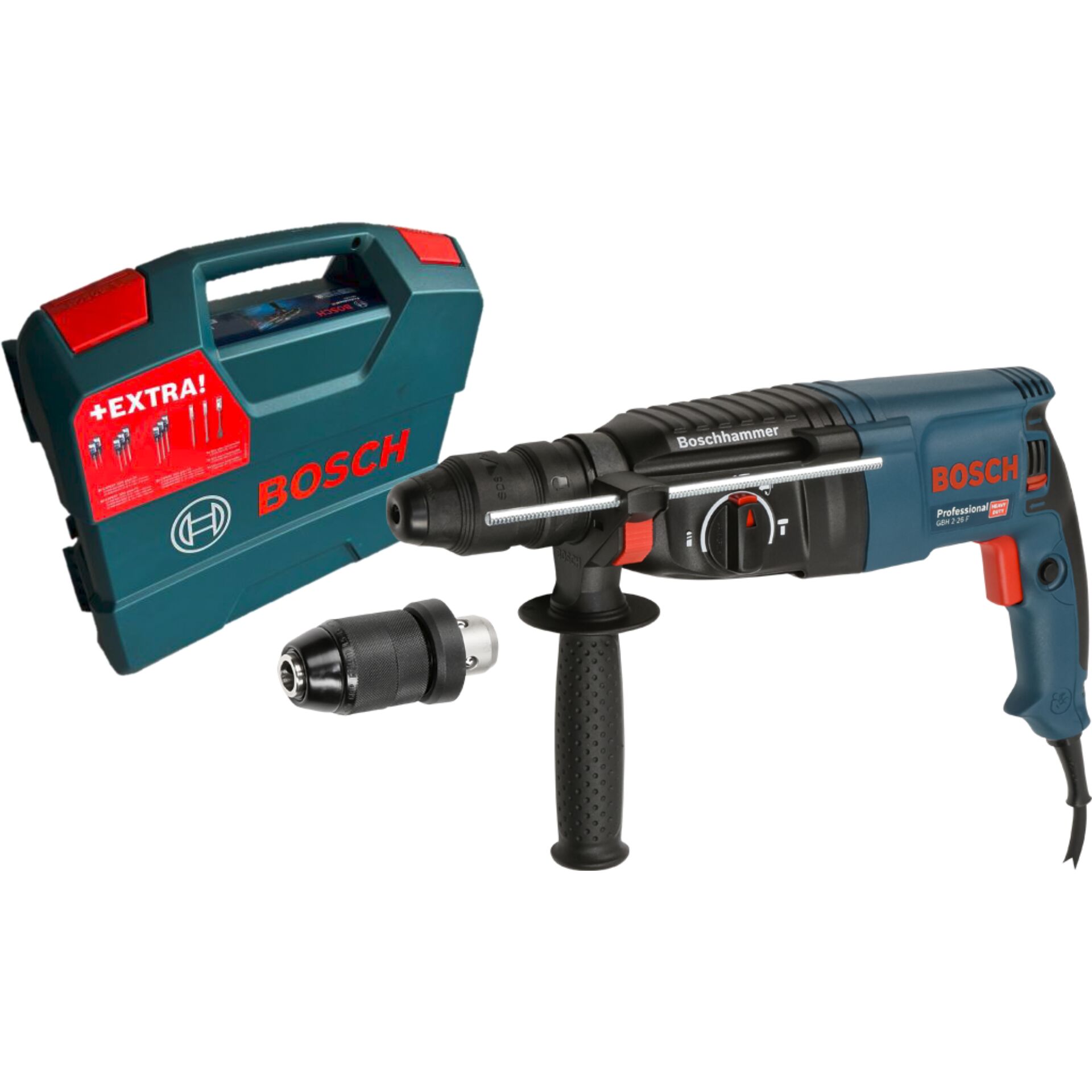 Bosch GBH 2-26 F Bohrhammer inkl. EXPERT Zubehör + Koffer Bosch GBH 2-26 F Bohrhammer inkl. EXPERT Zubehör + Koffer