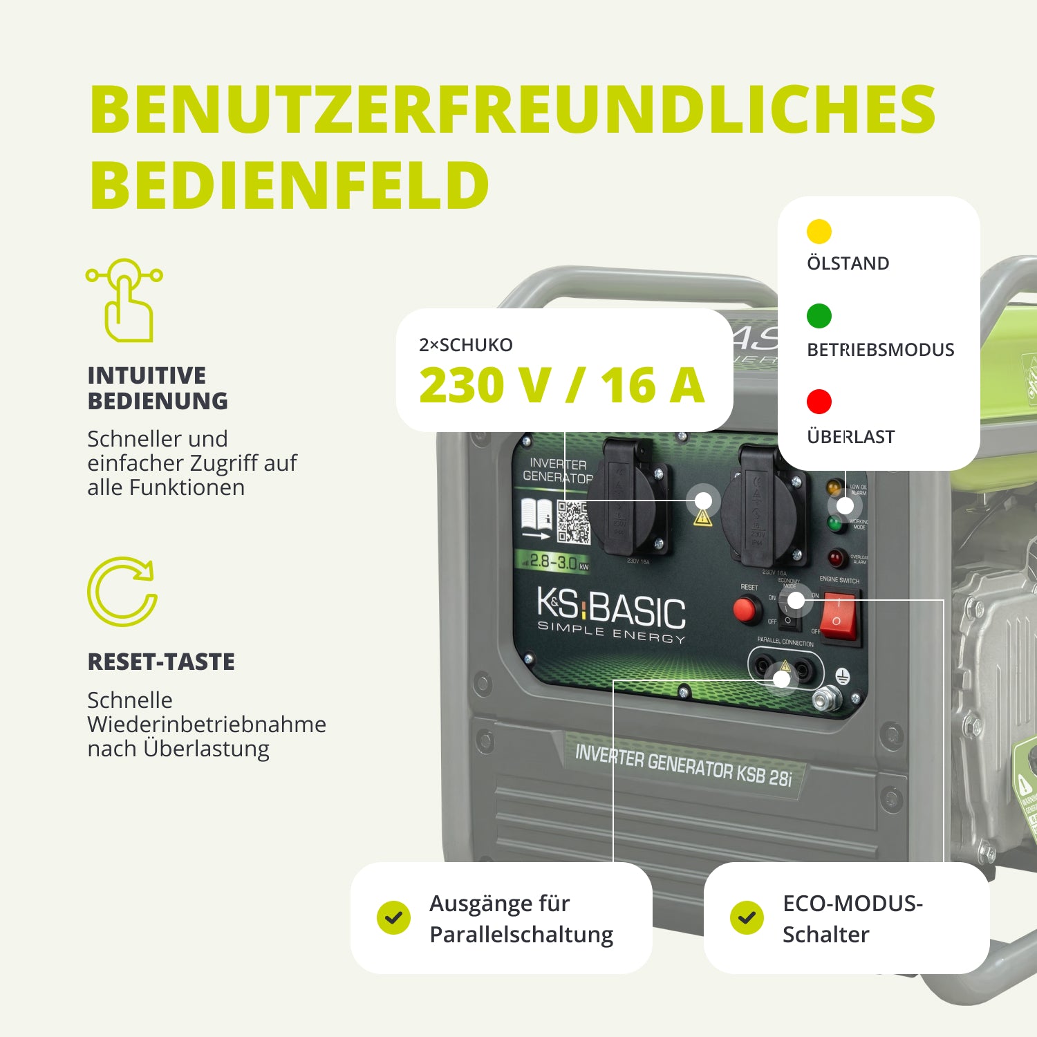 Inverter-Generator KSB 28i