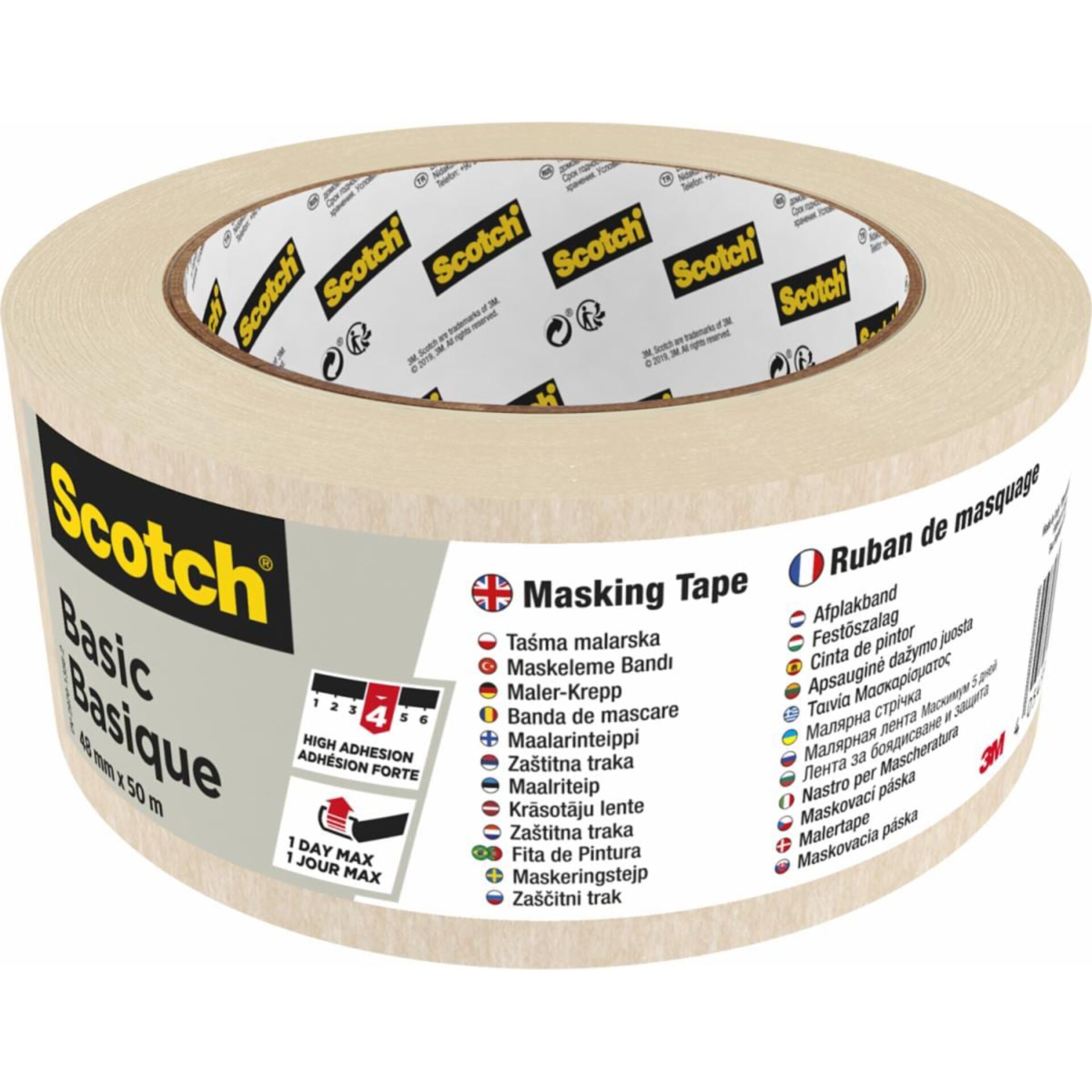 Scotch Abdeckband Basic 48mmx50m beige 2010/48 Scotch Abdeckband Basic 48mmx50m beige 2010/48