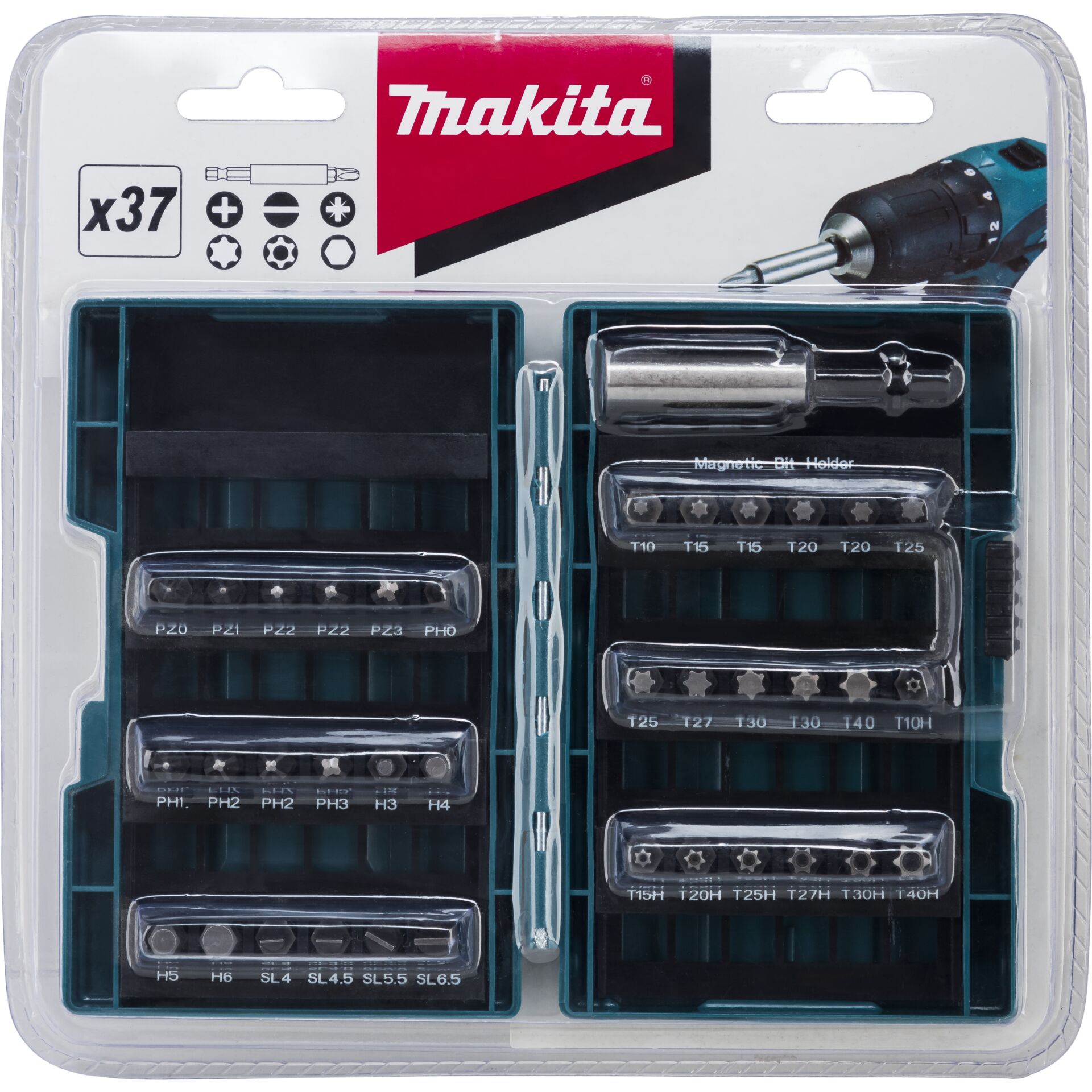 Makita B-28606 Bit-Set 37tlg Makita B-28606 Bit-Set 37tlg