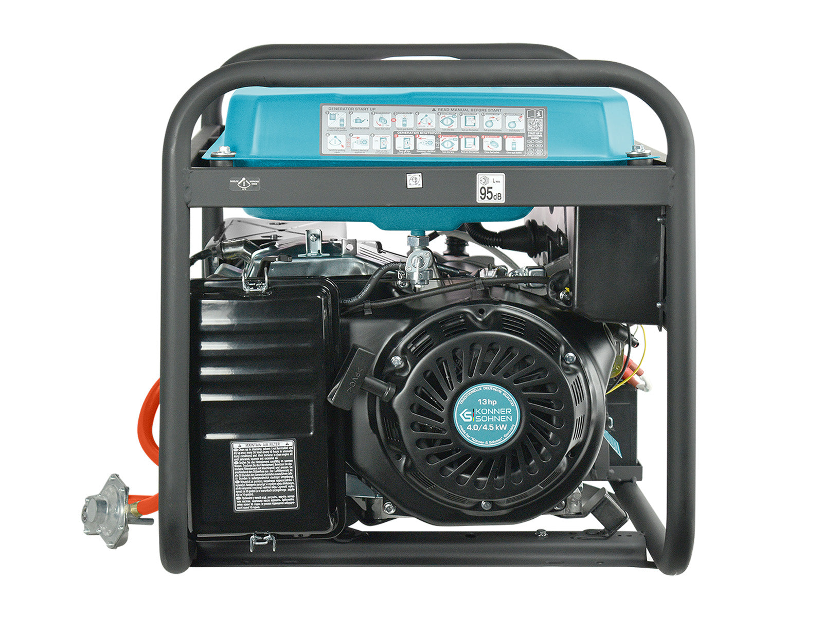LPG/Benzin-Generator "Könner & Söhnen" KS 5000E G