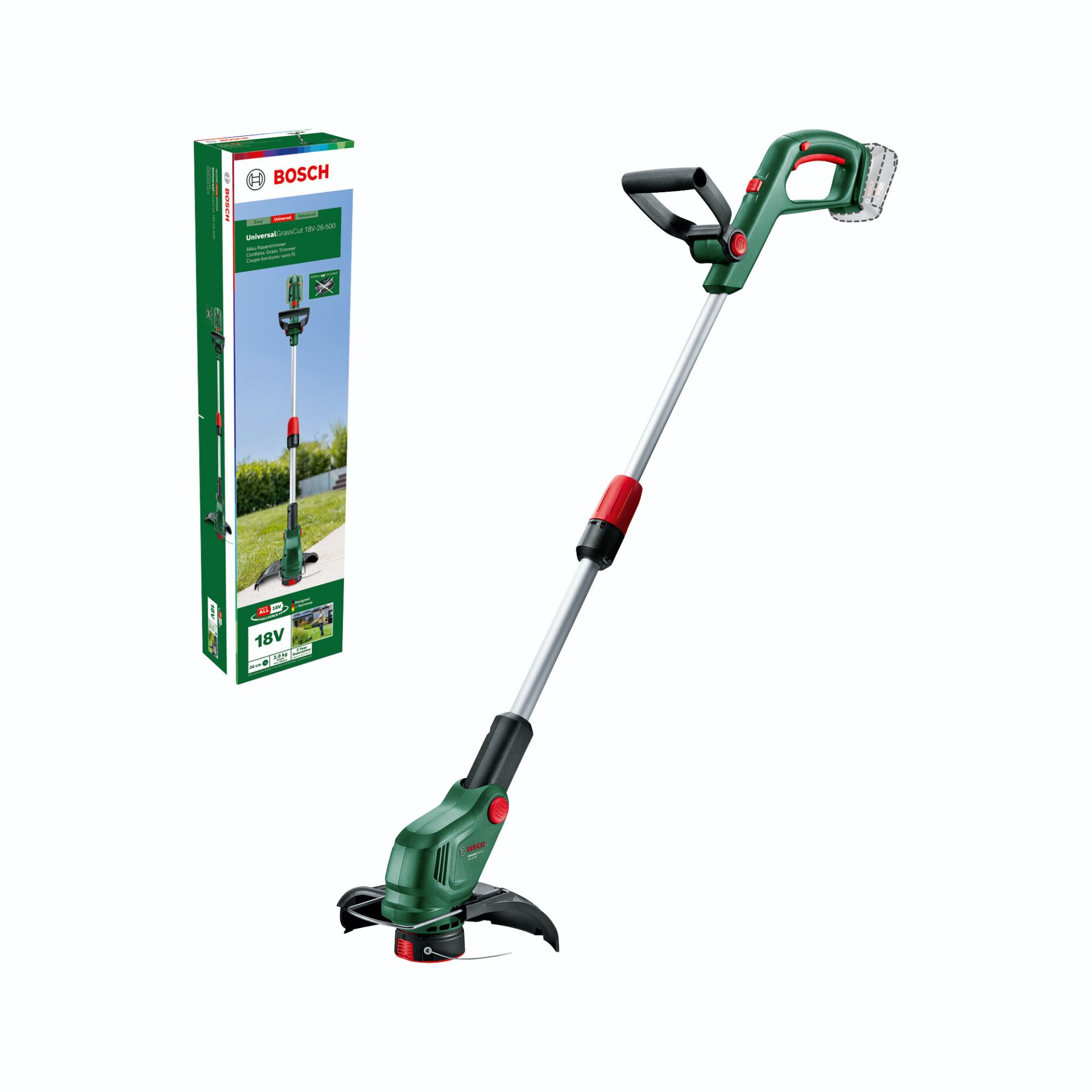 Bosch UNIVERSALGRASSCUT 18V-26- 500 Bosch UNIVERSALGRASSCUT 18V-26- 500