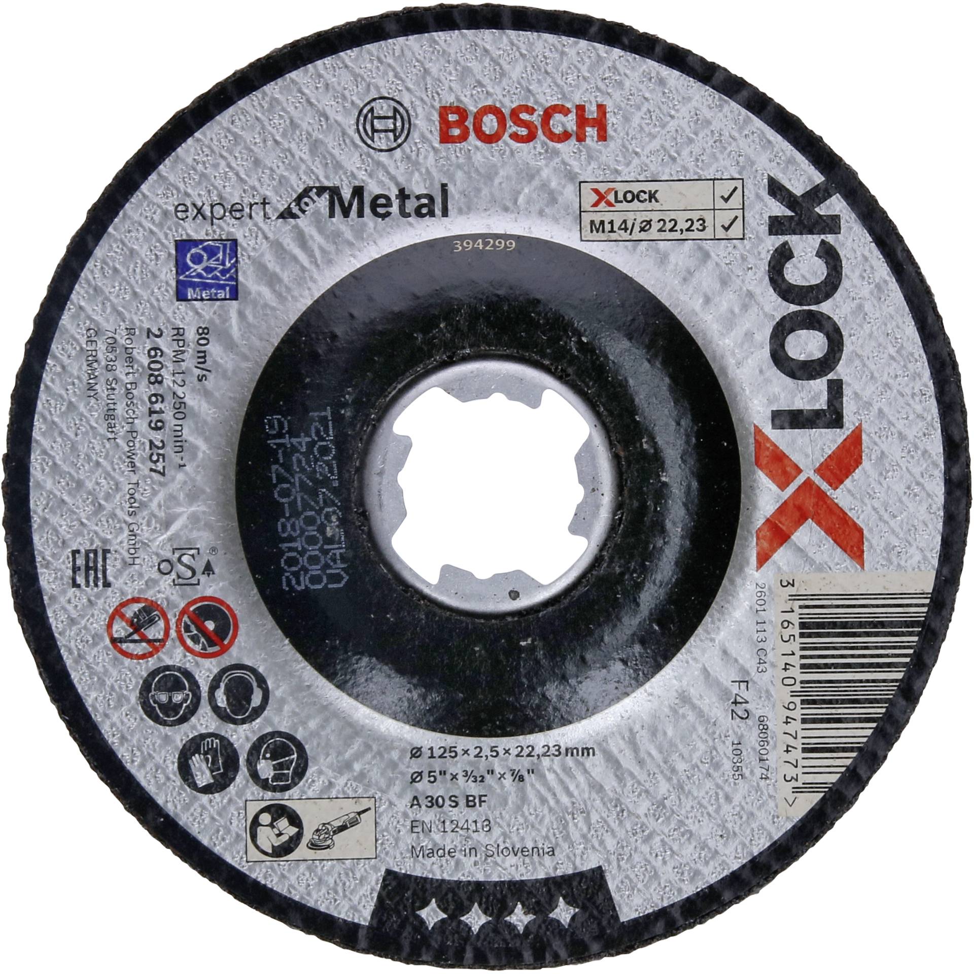 Bosch X-LOCK Trennsch.125X2,5mm EfM gekröpft Bosch X-LOCK Trennsch.125X2,5mm EfM gekröpft