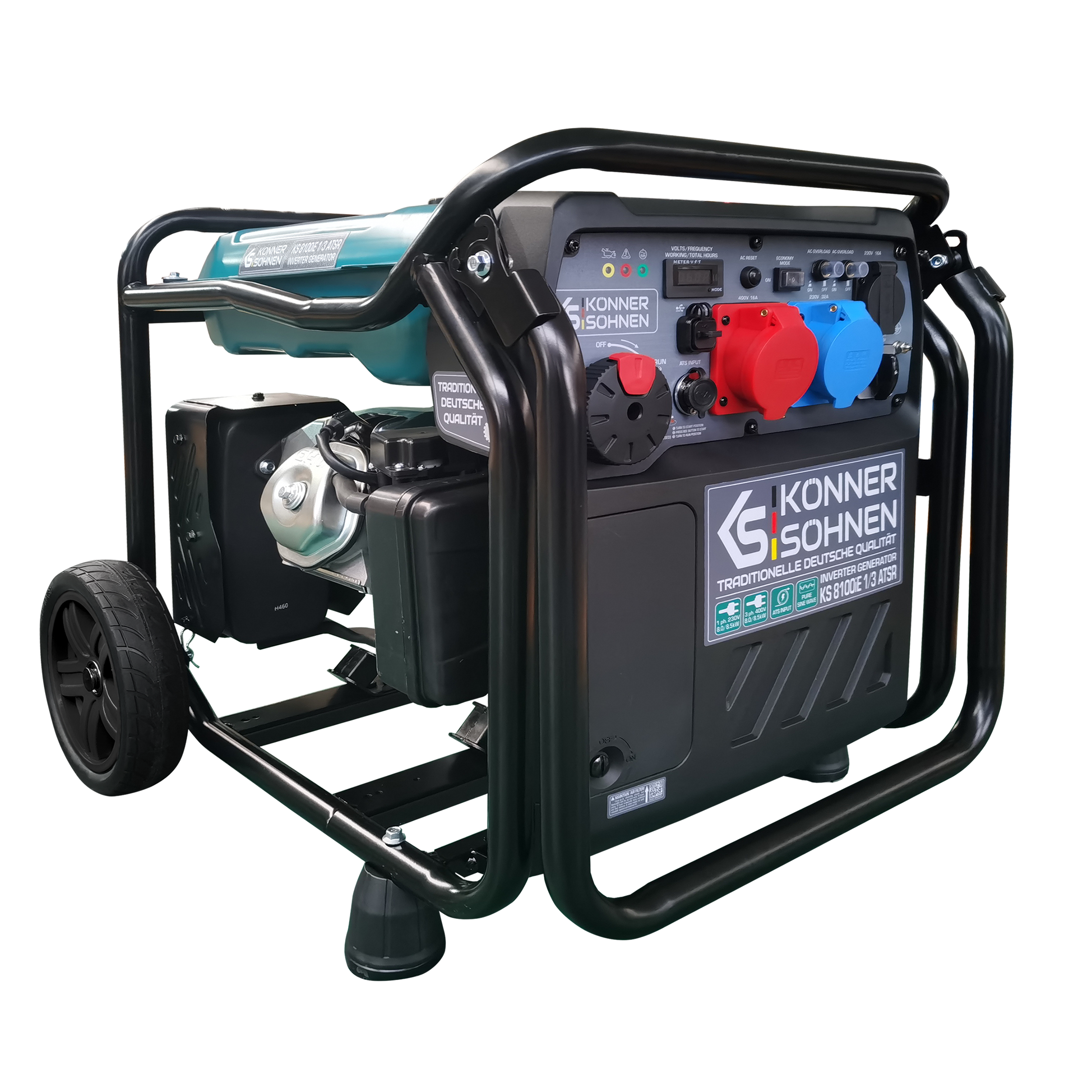 Inverter-Stromerzeuger KS 8100iE 1/3 ATSR