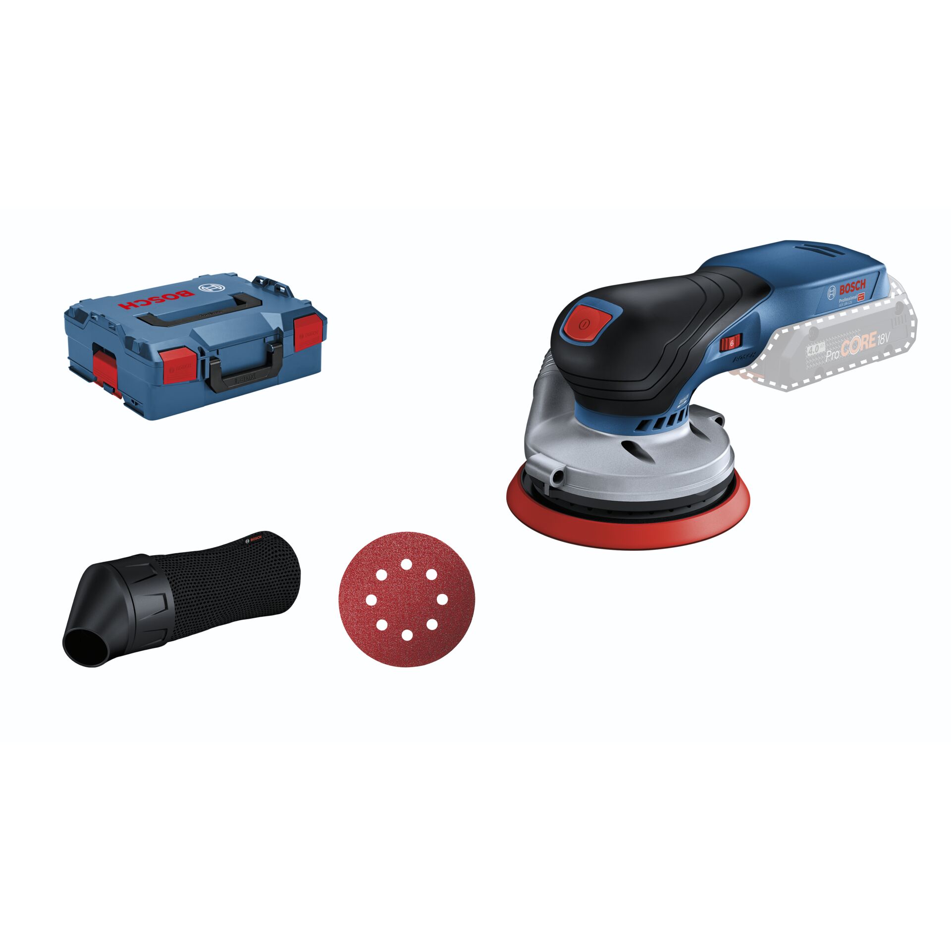 Bosch GEX 18V-125 Professional Akku-Exzenterschleifer Bosch GEX 18V-125 Professional Akku-Exzenterschleifer