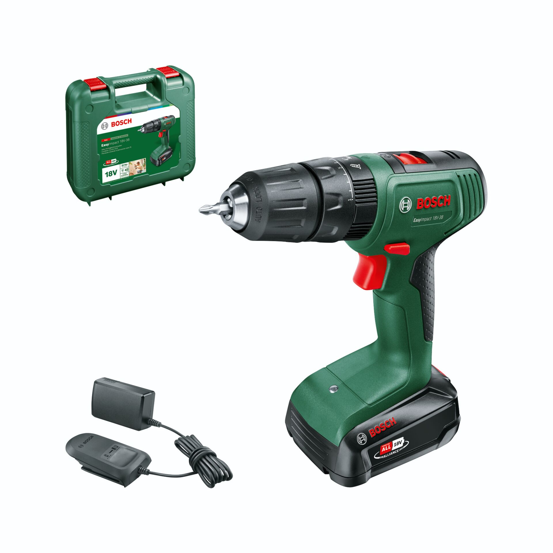 Bosch EasyImpact 18V-38 Akku-Bohrmaschine Bosch EasyImpact 18V-38 Akku-Bohrmaschine