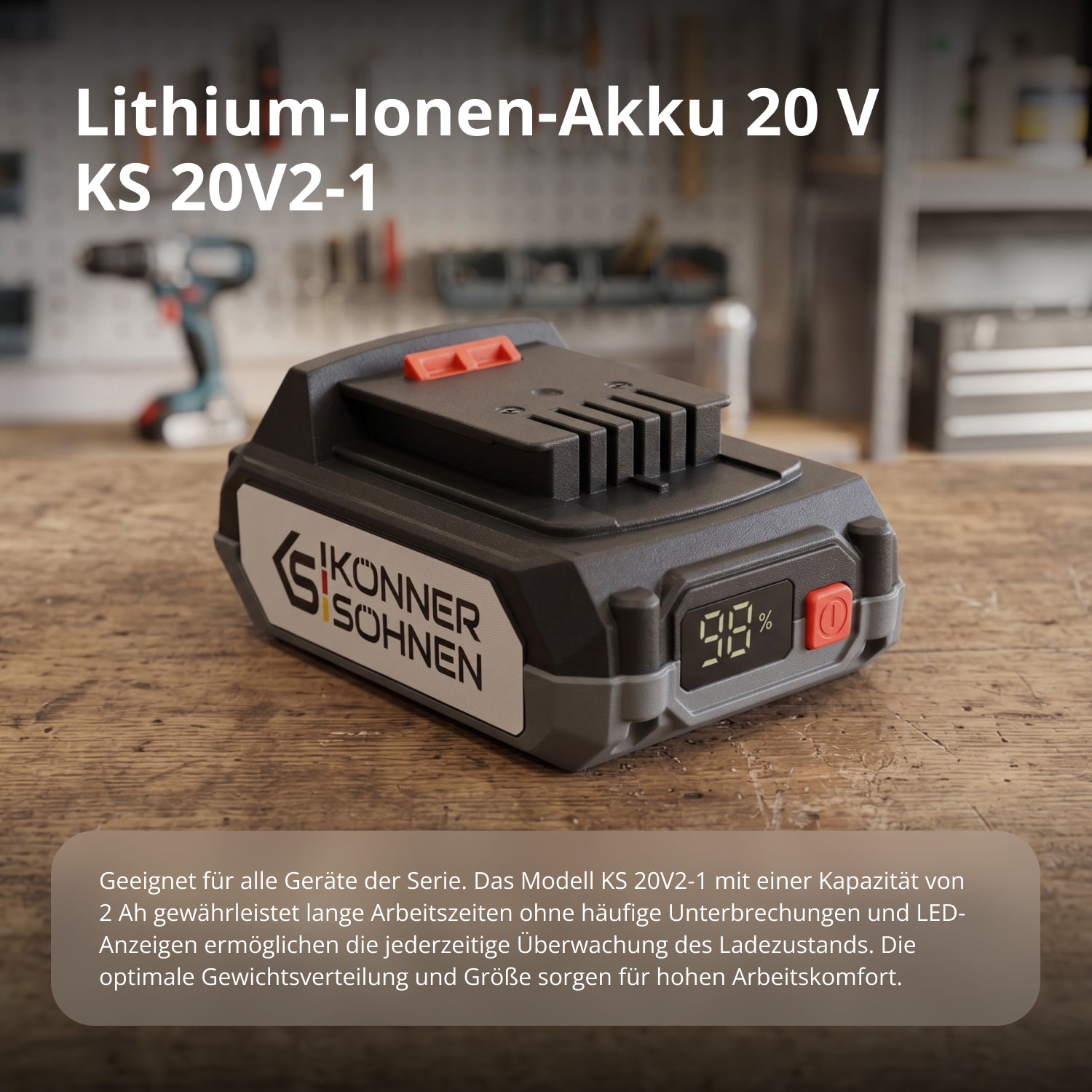 Li-Ion Akku 20V KS 20V2-1