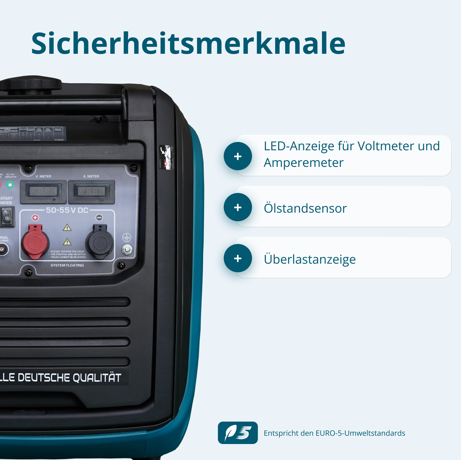 Gleichstromgenerator KS 48VGS-DC, Version 50–55V