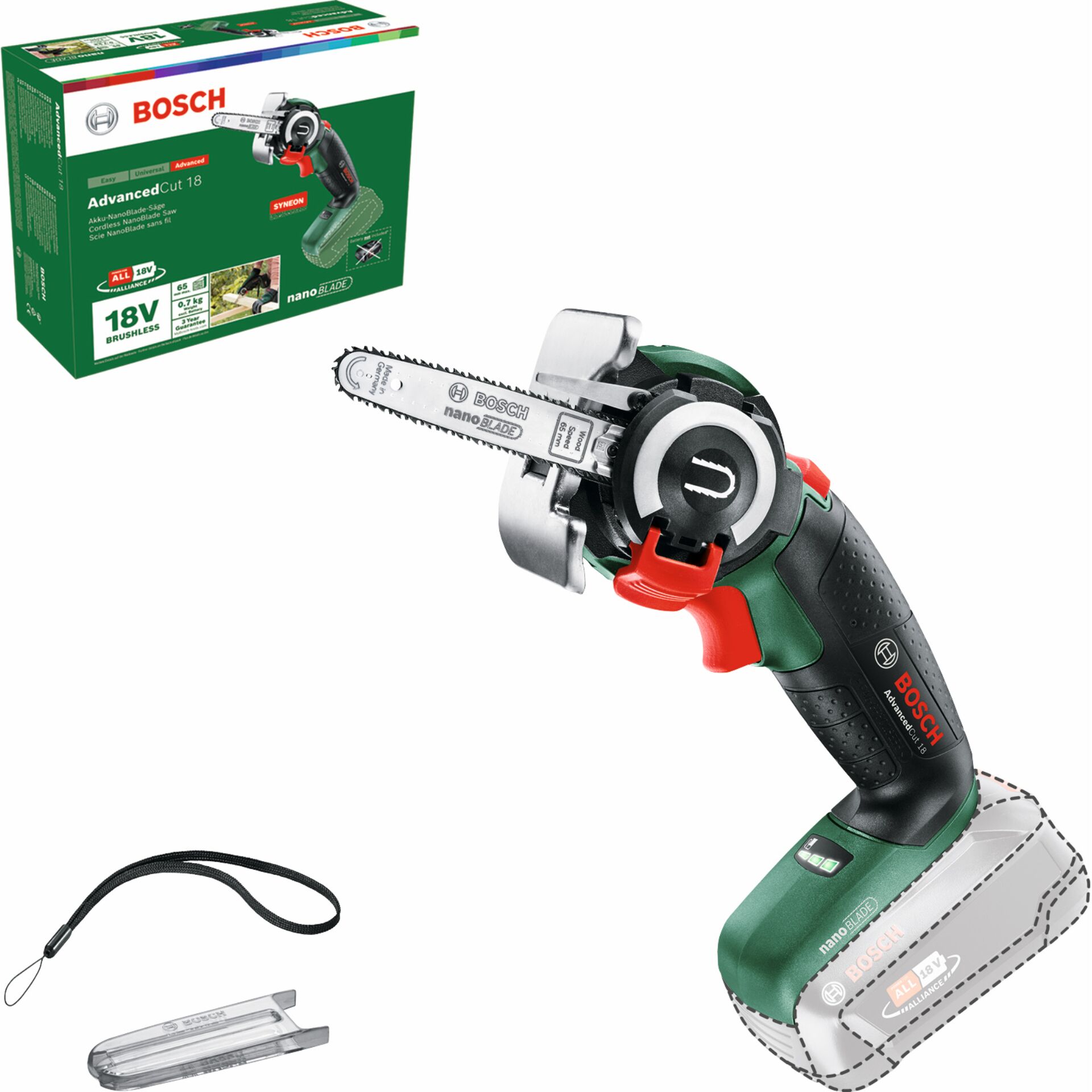 Bosch AdvancedCut 18 Akku-Säbelsäge Bosch AdvancedCut 18 Akku-Säbelsäge