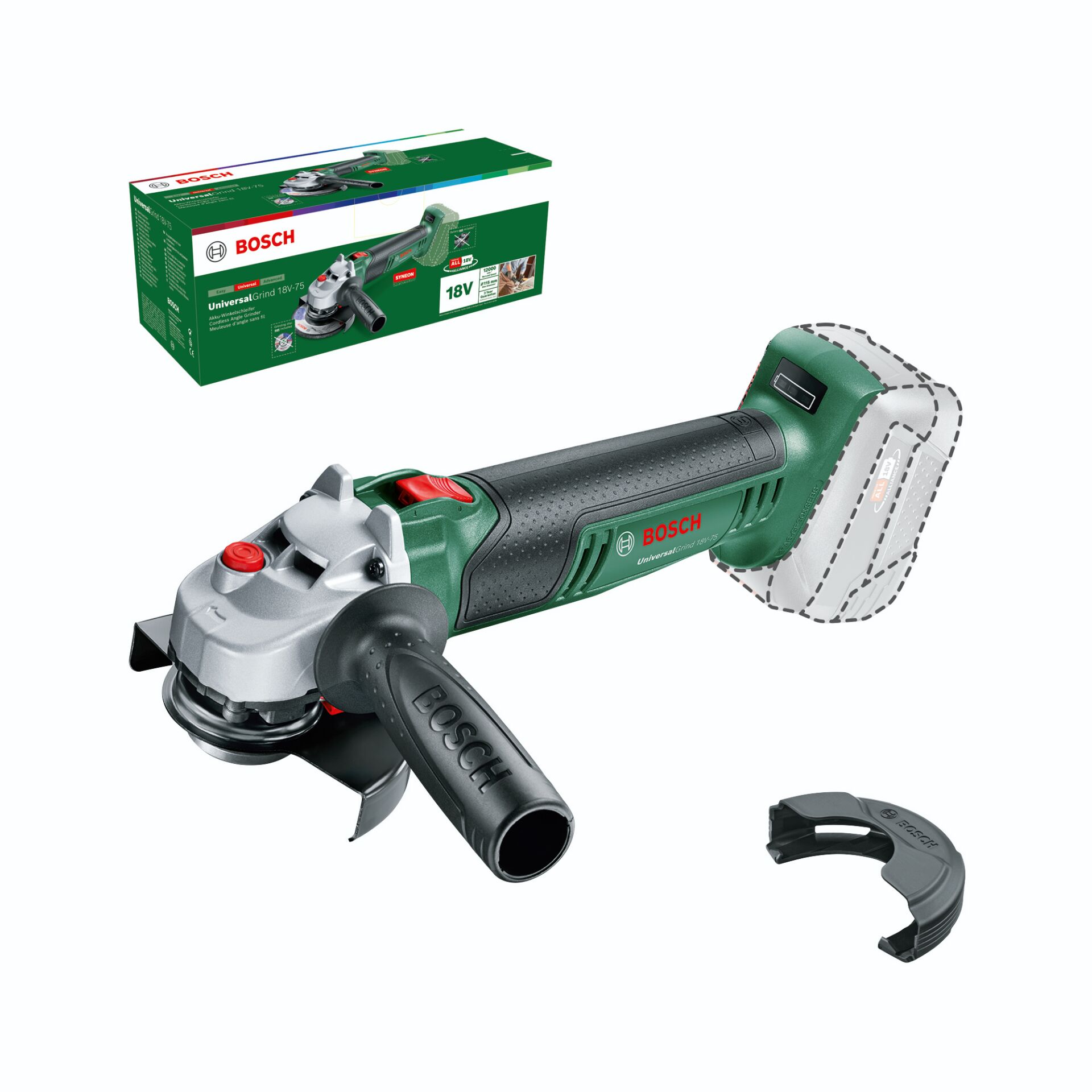 Bosch UniversalGrind 18V-75 115m Bosch UniversalGrind 18V-75 115m