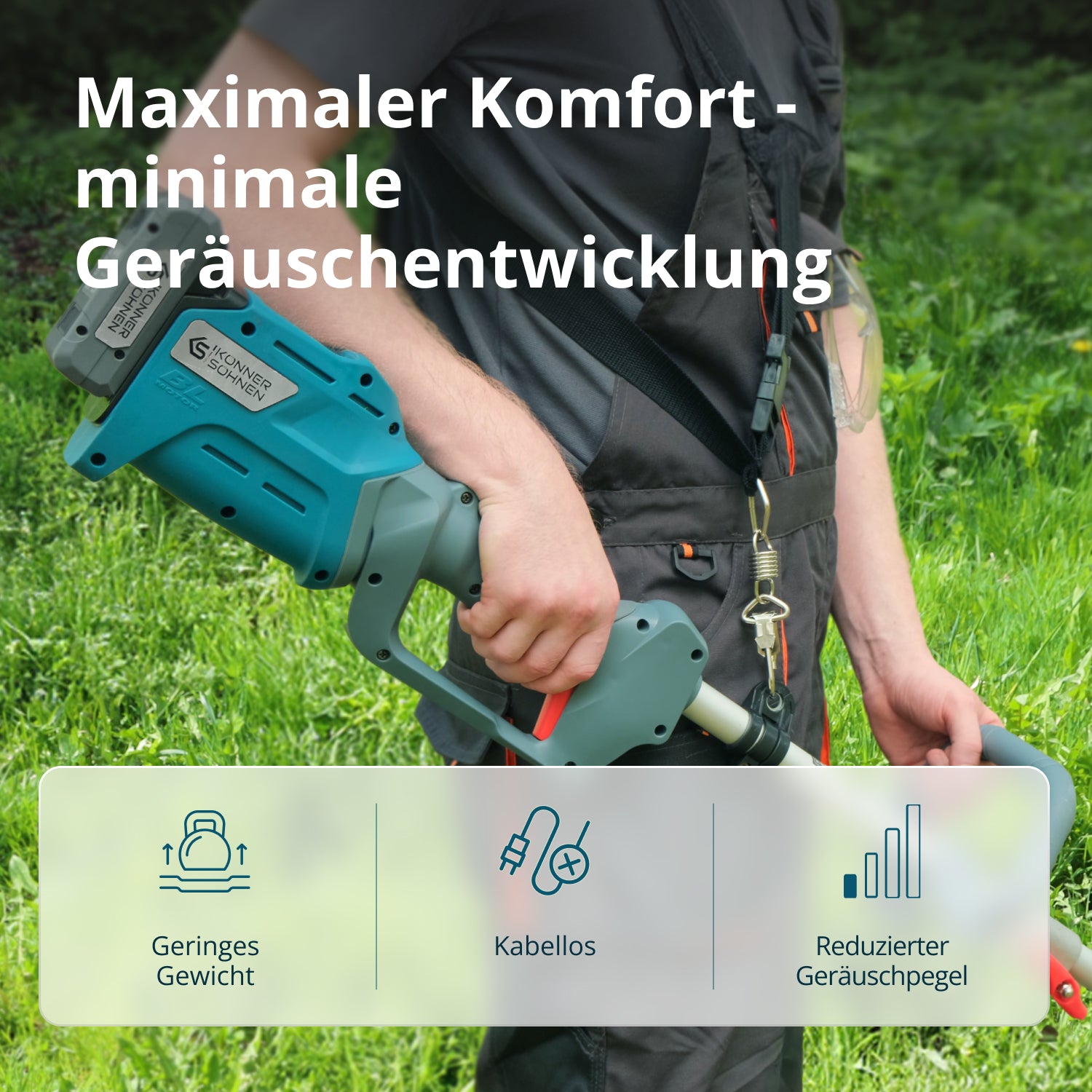 Akku-Rasentrimmer KS BCT-20V