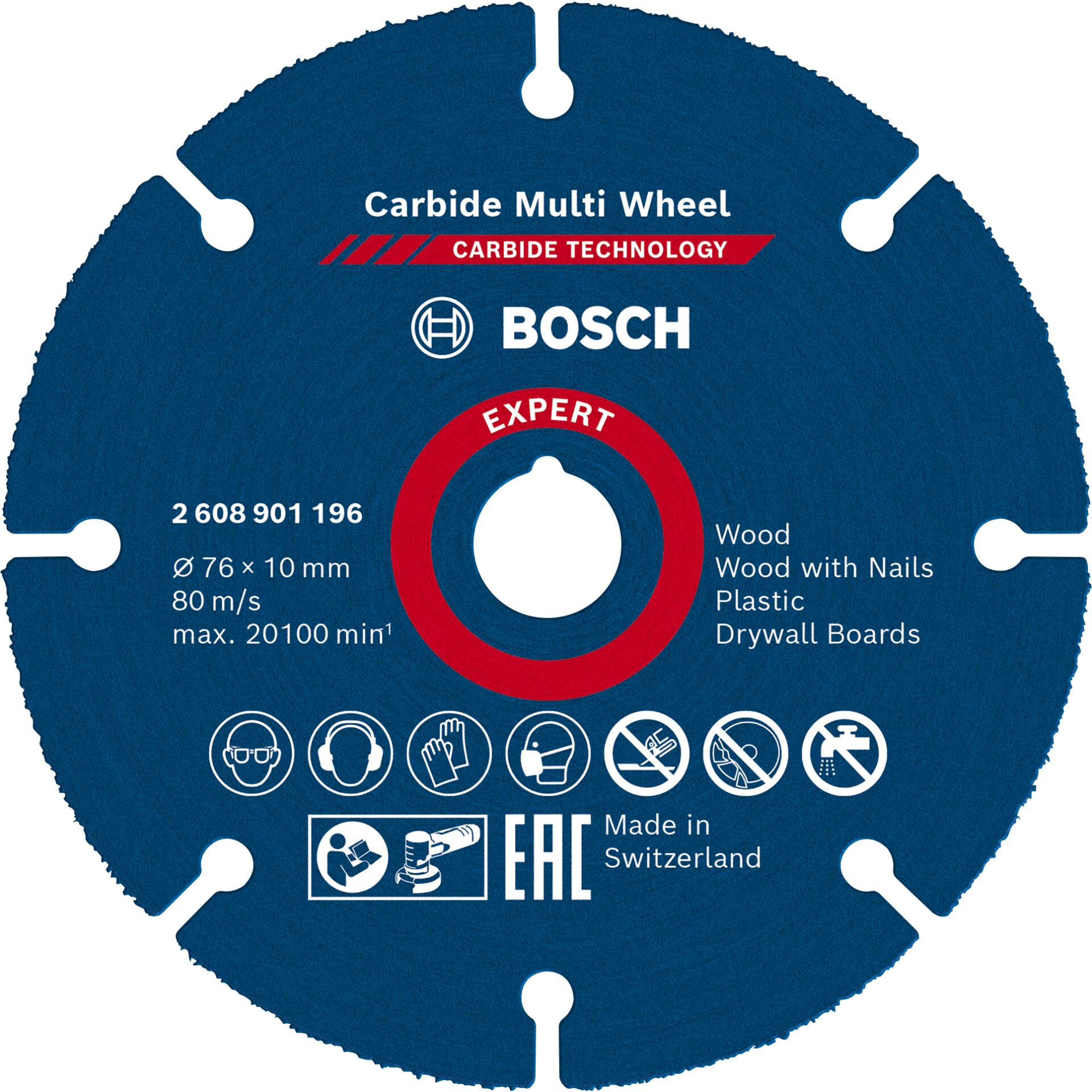 Bosch Carbide Multiwheel 76x10 EXPERT Bosch Carbide Multiwheel 76x10 EXPERT