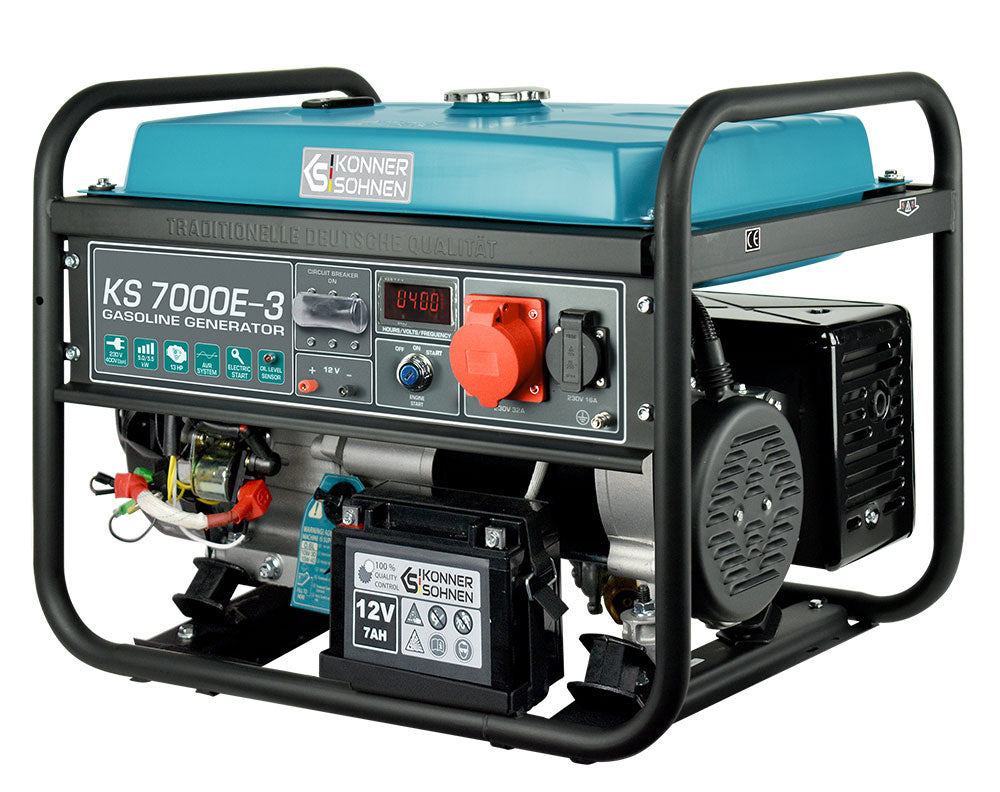 Könner & Söhnen Benzin-Generator KS 7000E-3