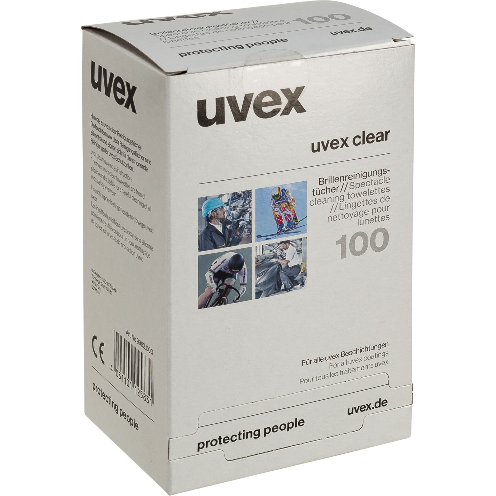 uvex Feuchtreinigungstücher 100 St.