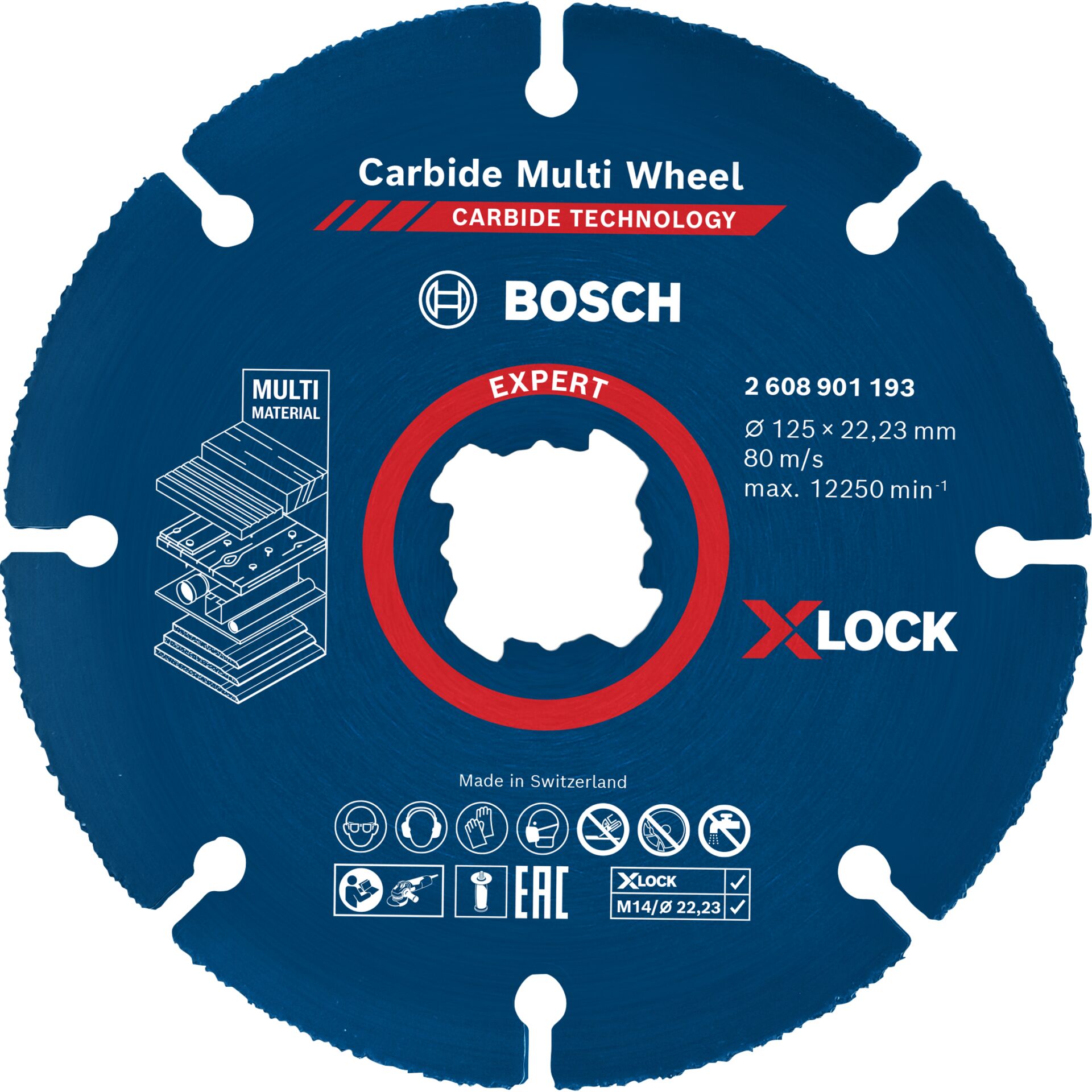 Bosch X-LOCK CMW 125x22.23mm EXPERT Bosch X-LOCK CMW 125x22.23mm EXPERT