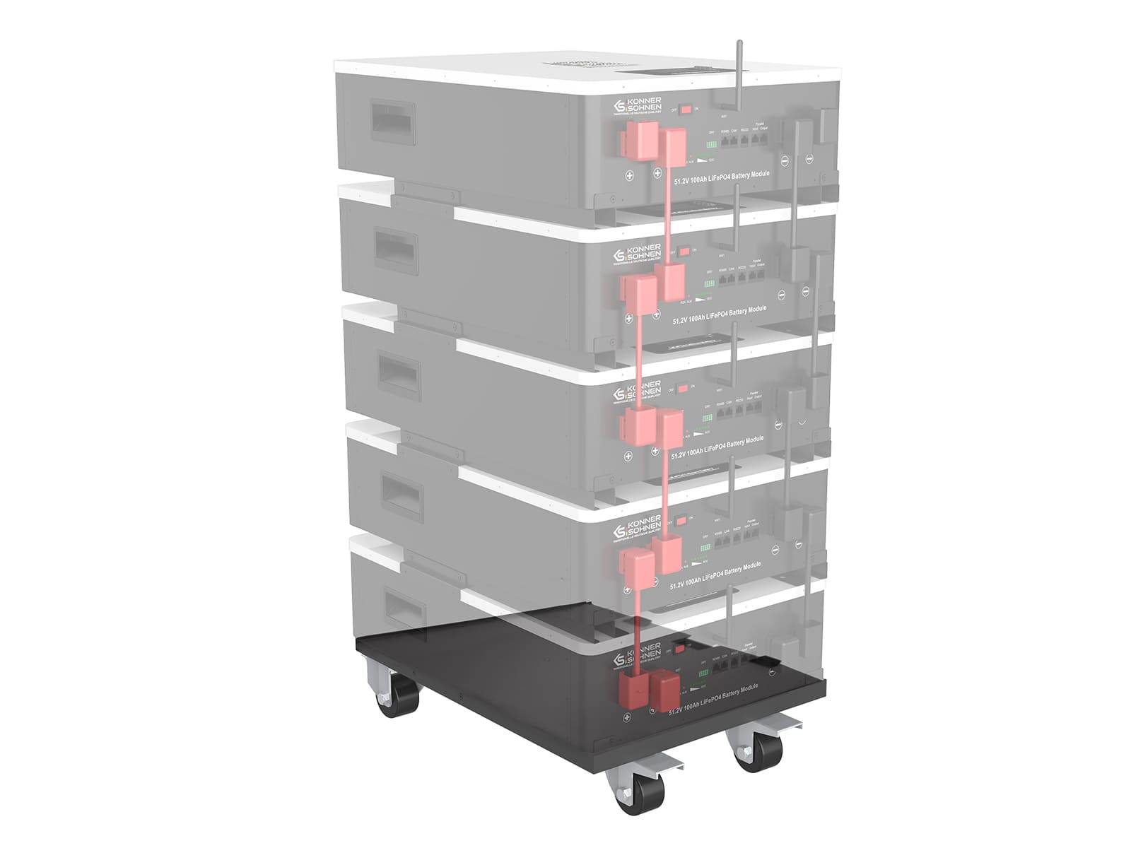 Lithium-Batterie-Wagen KS Trolley 24