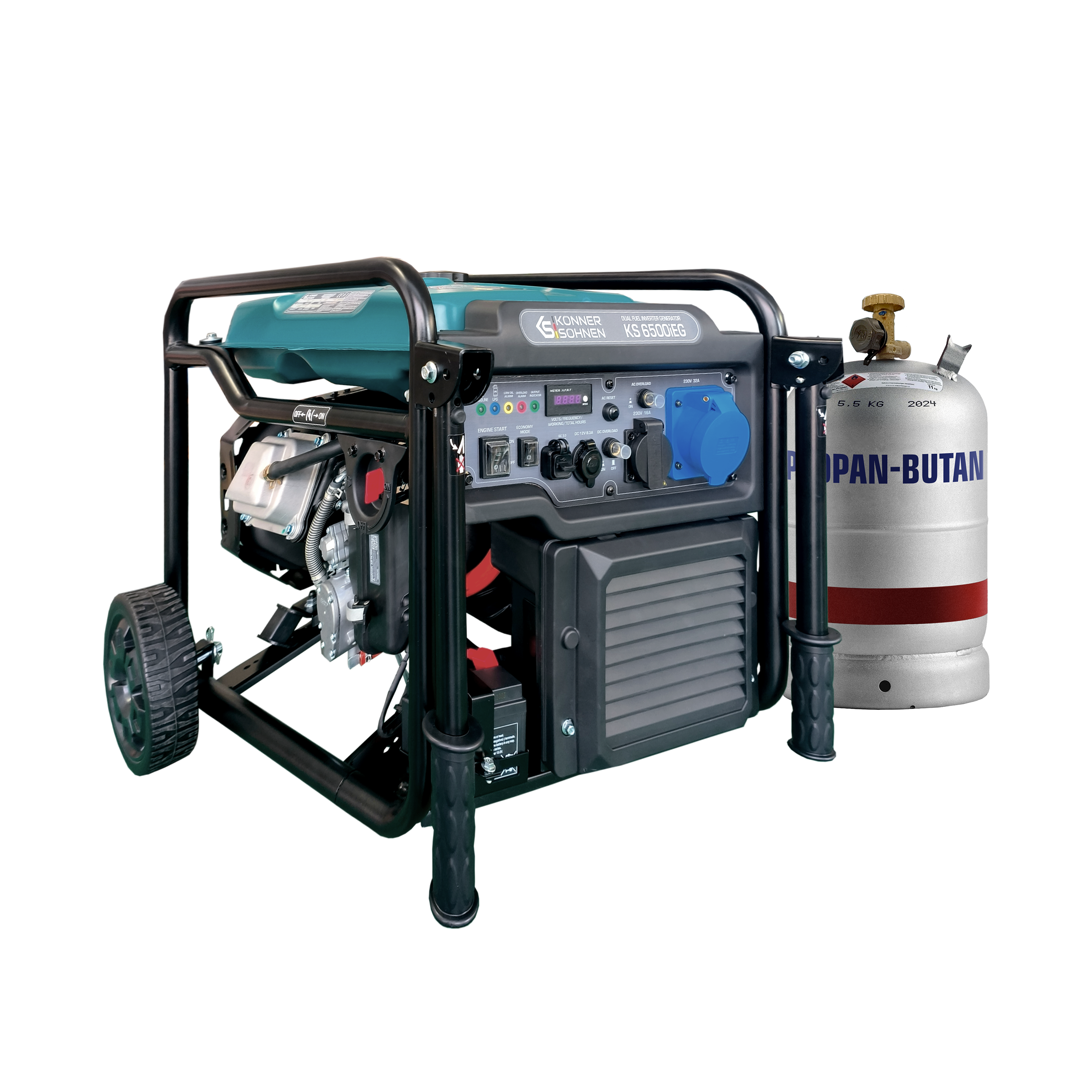 Inverter Generator KS 6500iEG (Benzin/Gas)
