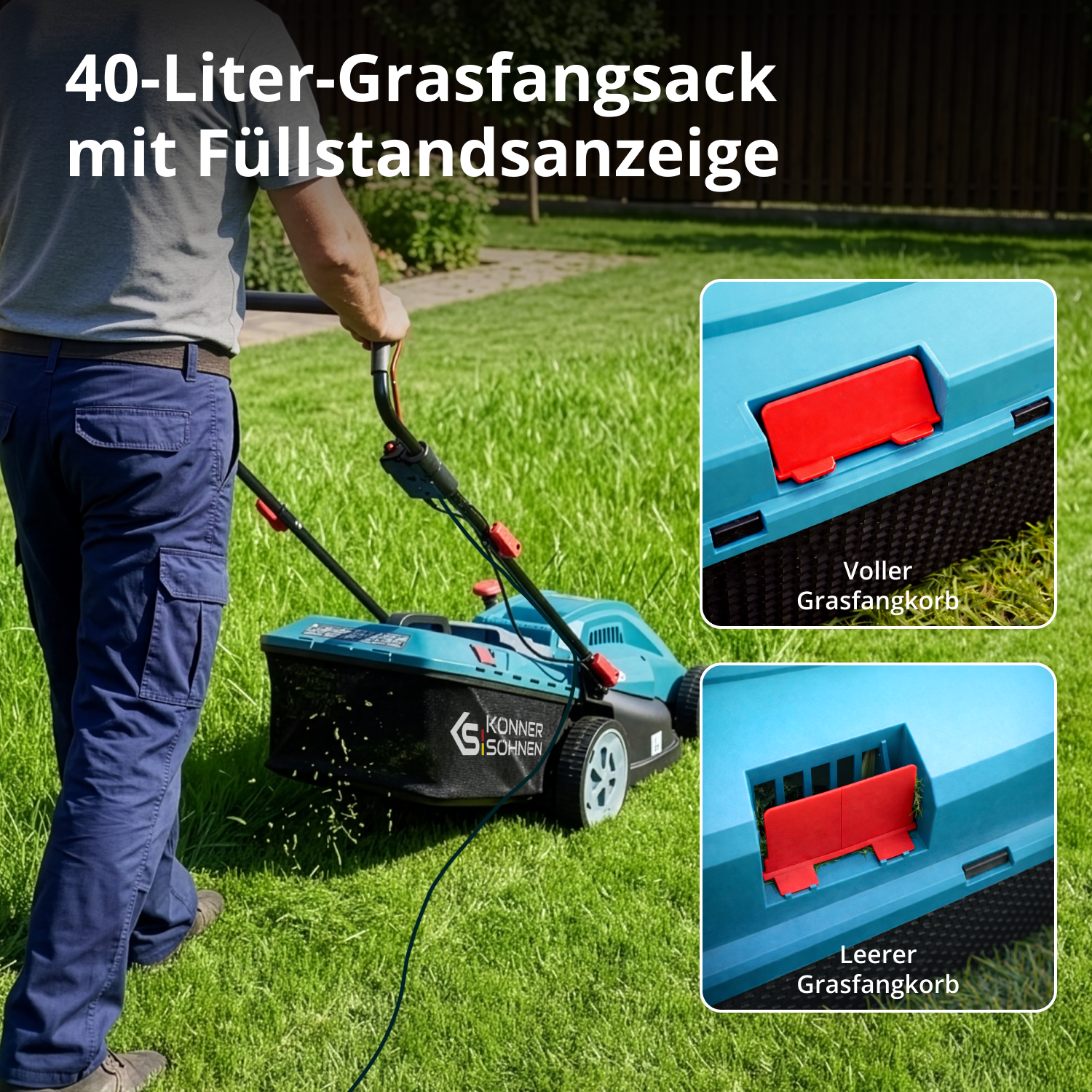 Elektrischer Rasenmäher KS 38LM16