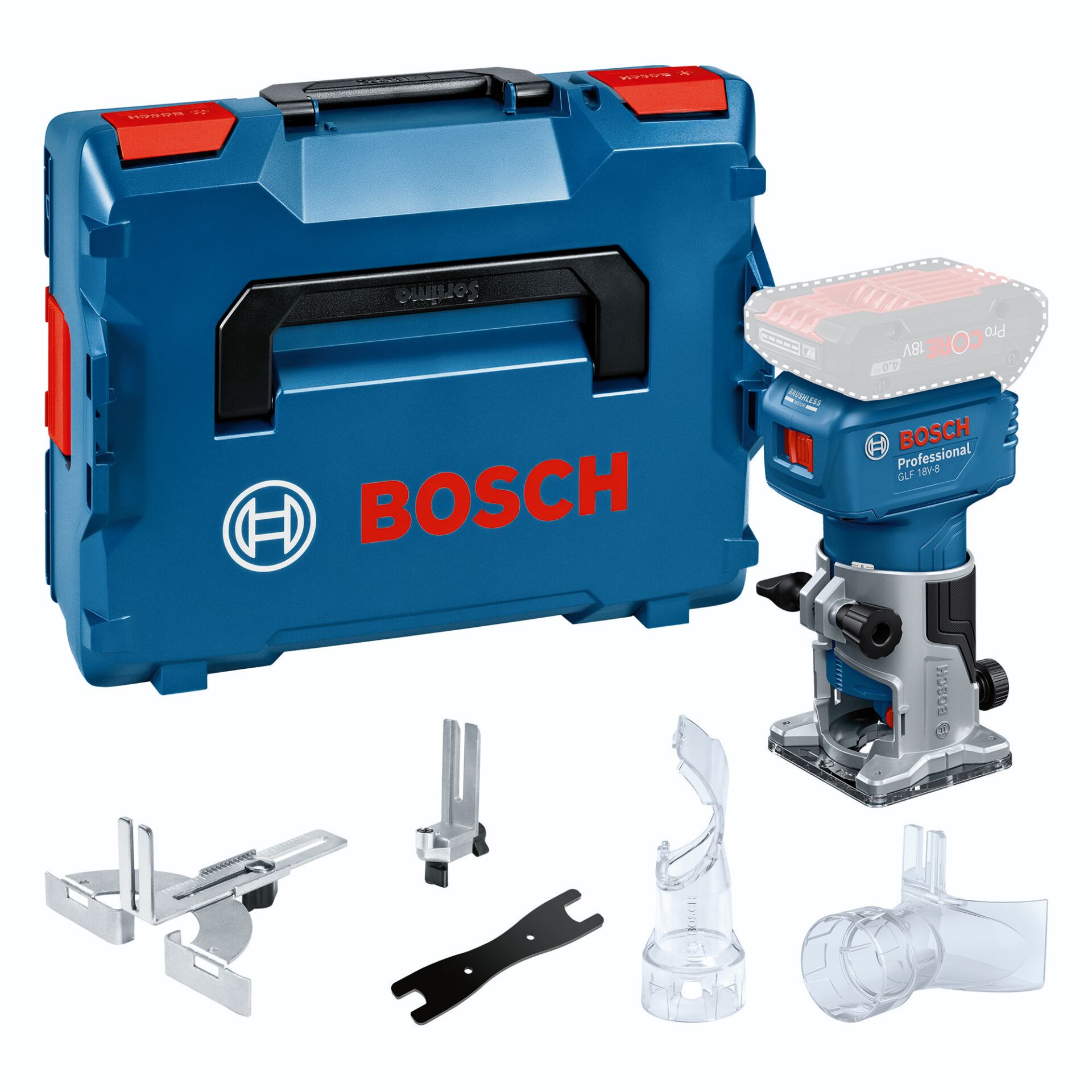 Bosch GLF 18V-8 Akku-Laminatfräse Bosch GLF 18V-8 Akku-Laminatfräse