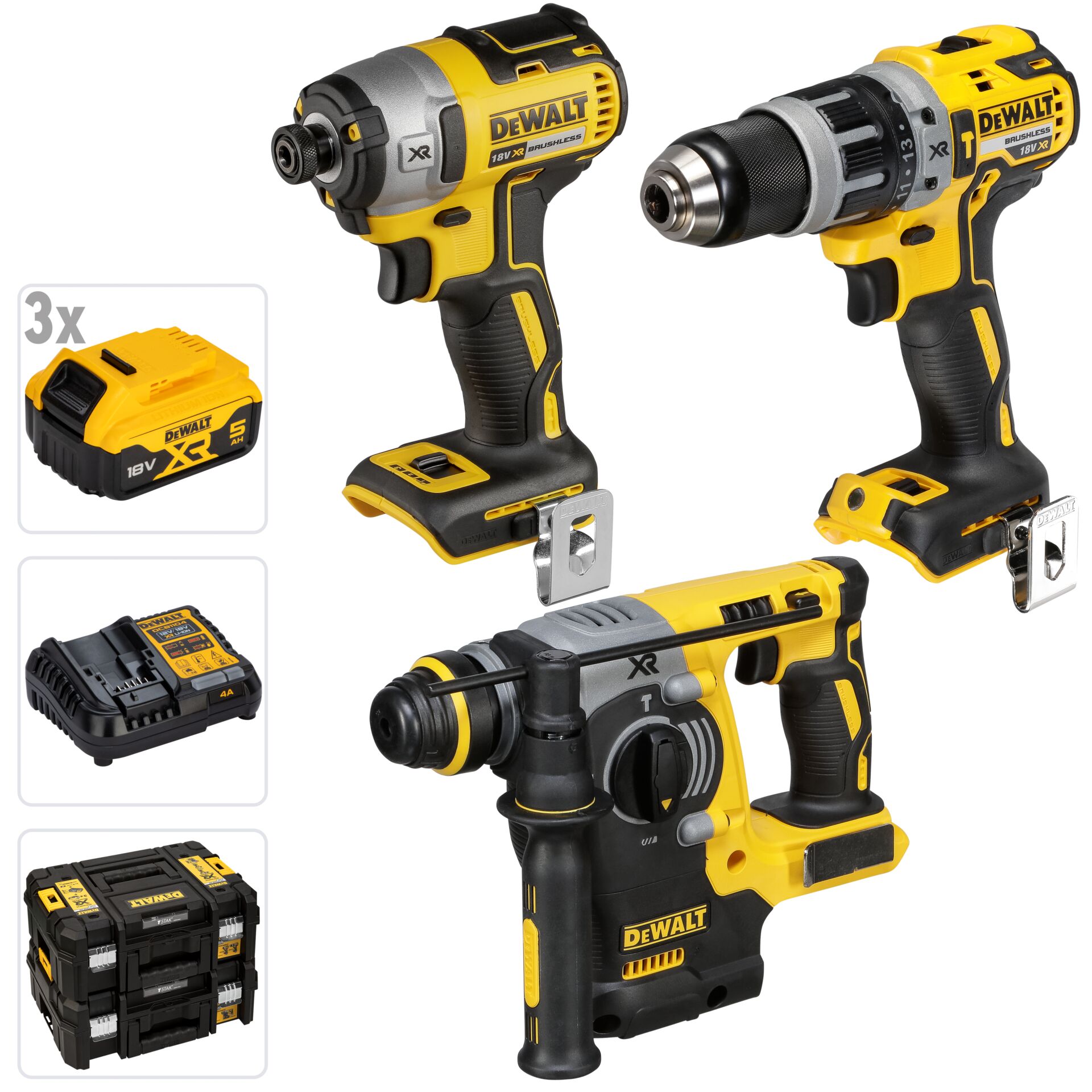 DeWalt DCK368P3T-QW Akku-Werkzeugset