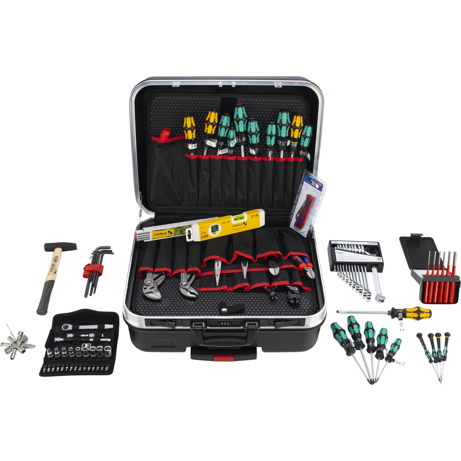 KNIPEX Werkzeugkoffer BIG Basic Move Mechanik KNIPEX Werkzeugkoffer BIG Basic Move Mechanik