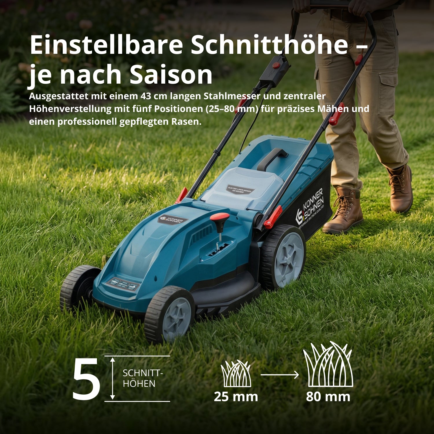 Elektrischer Rasenmäher KS 43LM20